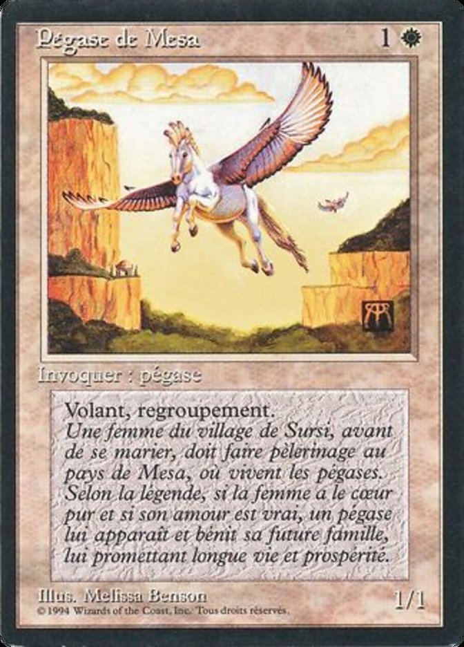 Mesa Pegasus [Foreign Black Border] | Gamer Loot