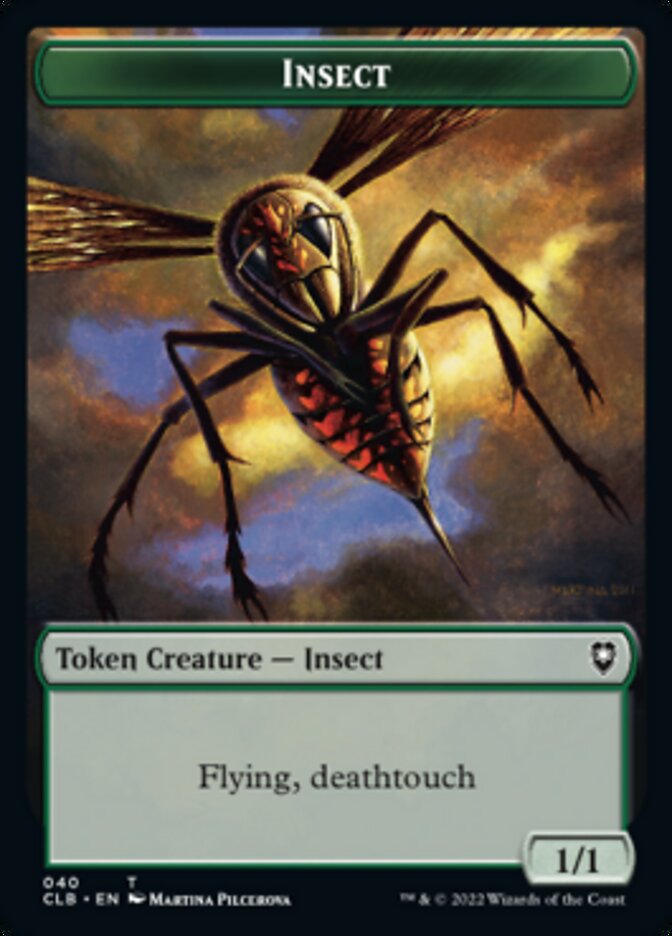 Spider // Insect Double-sided Token [Commander Legends: Battle for Baldur's Gate Tokens] | Gamer Loot