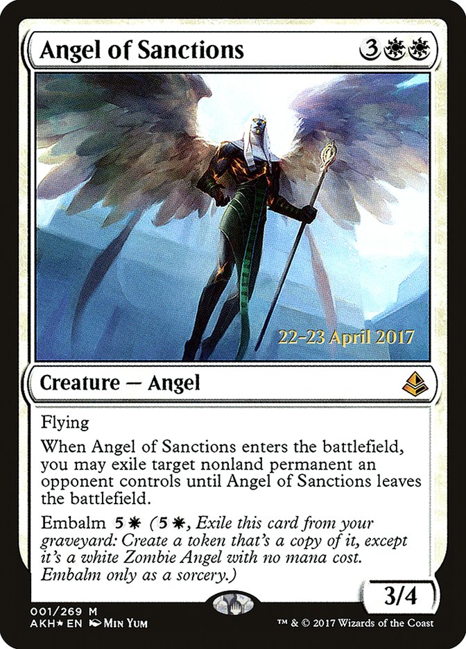 Angel of Sanctions  [Amonkhet Prerelease Promos] | Gamer Loot