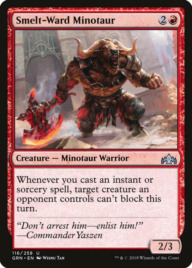 Smelt-Ward Minotaur [Guilds of Ravnica] | Gamer Loot