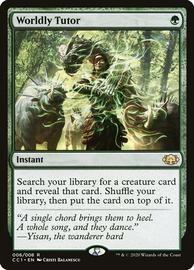 Worldly Tutor [Commander Collection Green] | Gamer Loot