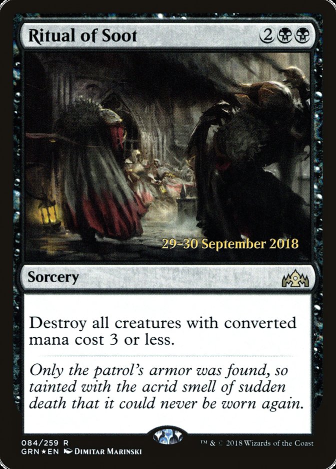 Ritual of Soot  [Guilds of Ravnica Prerelease Promos] | Gamer Loot