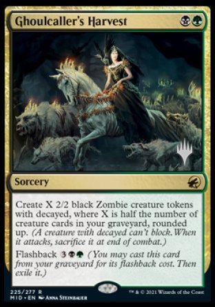 Ghoulcaller's Harvest (Promo Pack) [Innistrad: Midnight Hunt Promos] | Gamer Loot