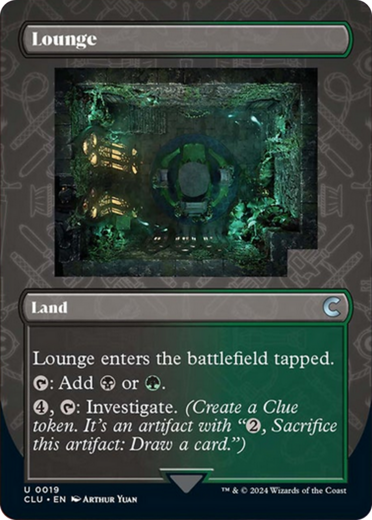 Lounge (Borderless) [Ravnica: Clue Edition] | Gamer Loot