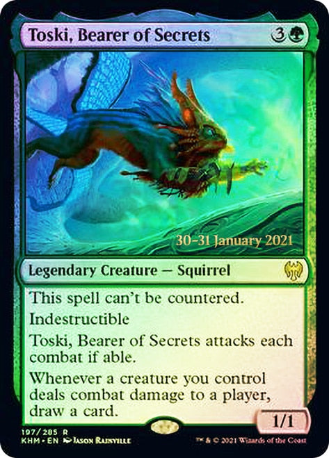 Toski, Bearer of Secrets [Kaldheim Prerelease Promos] | Gamer Loot