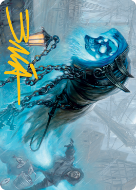 Nebelgast Intruder Art Card (Gold-Stamped Signature) [Innistrad: Midnight Hunt Art Series] | Gamer Loot