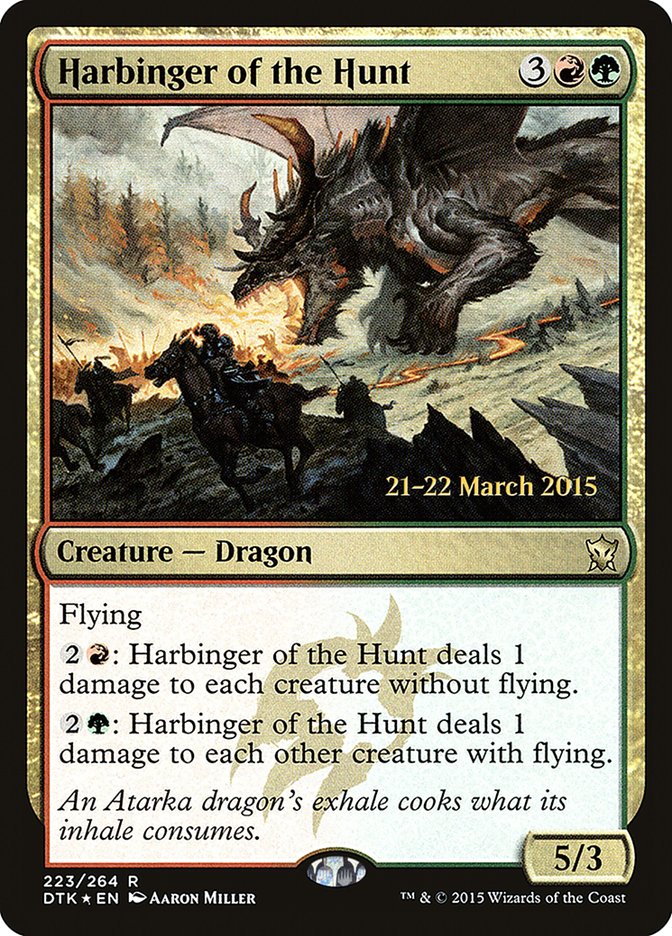 Harbinger of the Hunt  [Dragons of Tarkir Prerelease Promos] | Gamer Loot