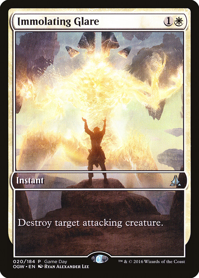 Immolating Glare (Game Day) (Extended) [Oath of the Gatewatch Promos] | Gamer Loot