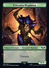 Tyranid (017) // Tyranid Warrior Double-sided Token (Surge Foil) [Universes Beyond: Warhammer 40,000 Tokens] | Gamer Loot