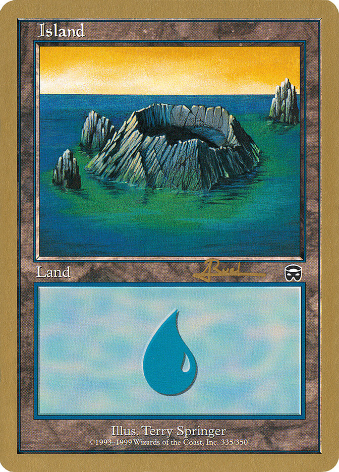 Island (335) (Antoine Ruel) [World Championship Decks 2001] | Gamer Loot