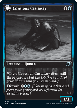 Covetous Castaway // Ghostly Castigator [Innistrad: Double Feature] | Gamer Loot