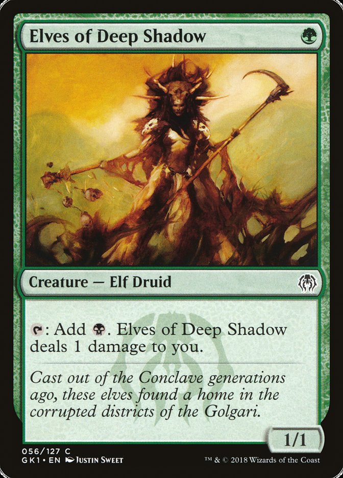 Elves of Deep Shadow [Guilds of Ravnica Guild Kit] | Gamer Loot