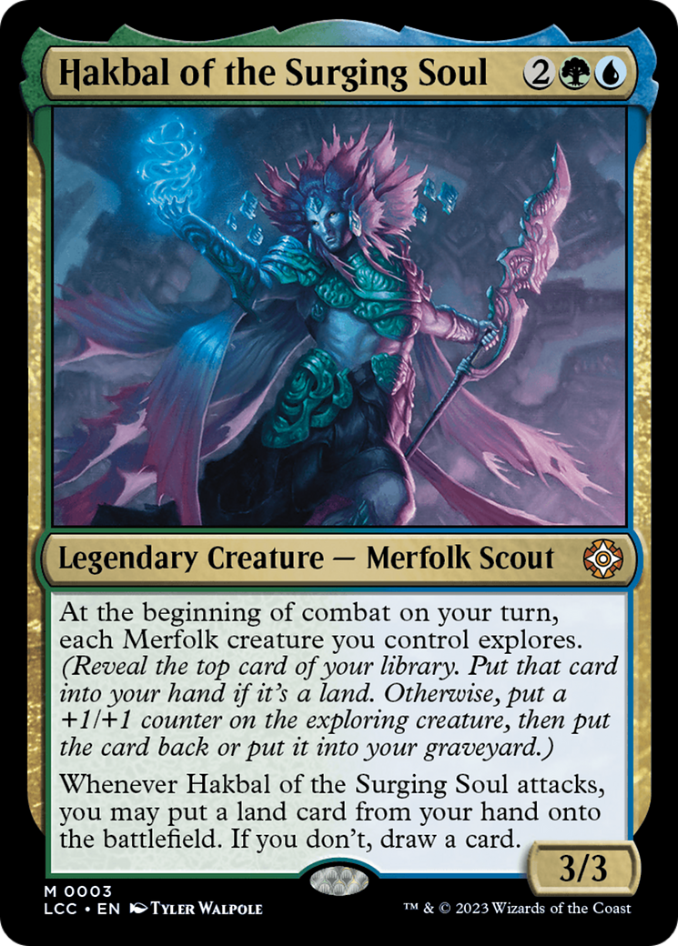 Hakbal of the Surging Soul [The Lost Caverns of Ixalan Commander] | Gamer Loot