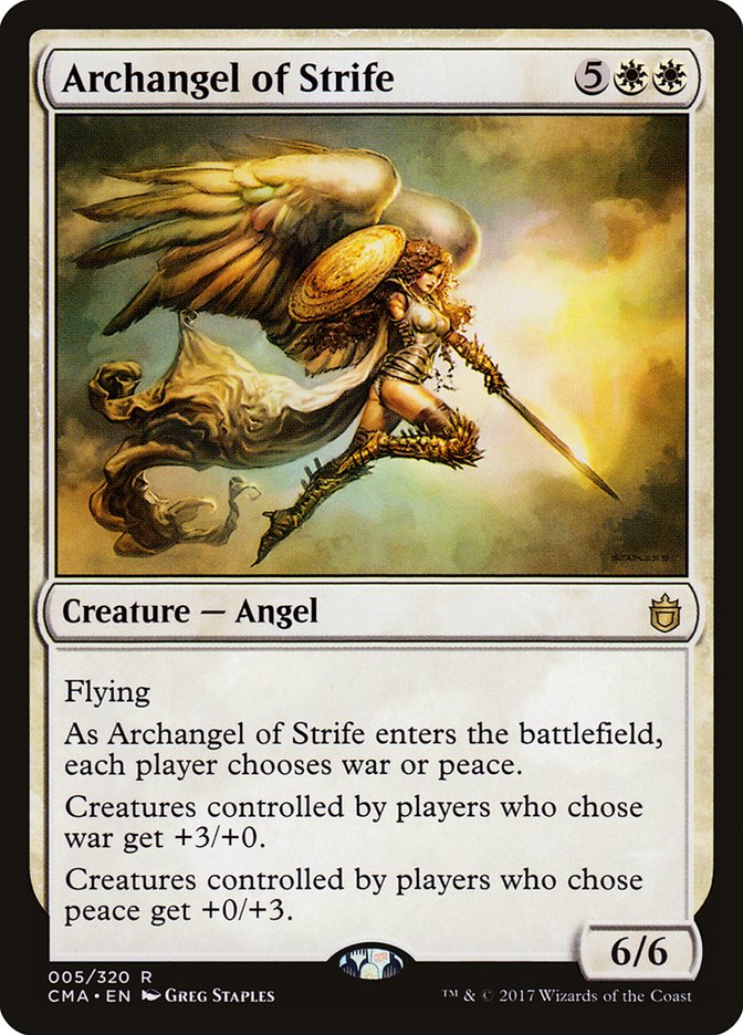 Archangel of Strife [Commander Anthology] | Gamer Loot