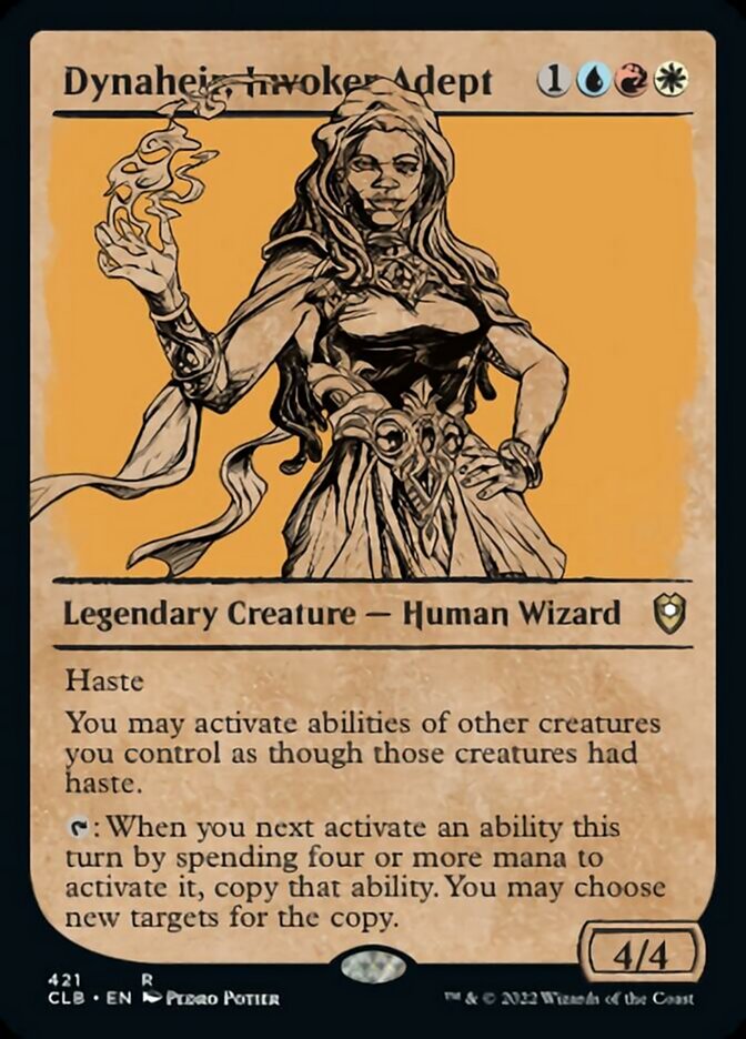 Dynaheir, Invoker Adept (Showcase) [Commander Legends: Battle for Baldur's Gate] | Gamer Loot
