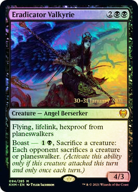 Eradicator Valkyrie [Kaldheim Prerelease Promos] | Gamer Loot