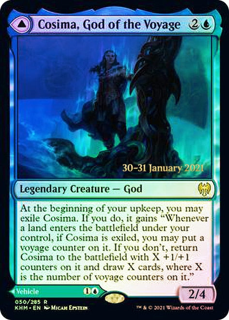 Cosima, God of the Voyage // The Omenkeel [Kaldheim Prerelease Promos] | Gamer Loot