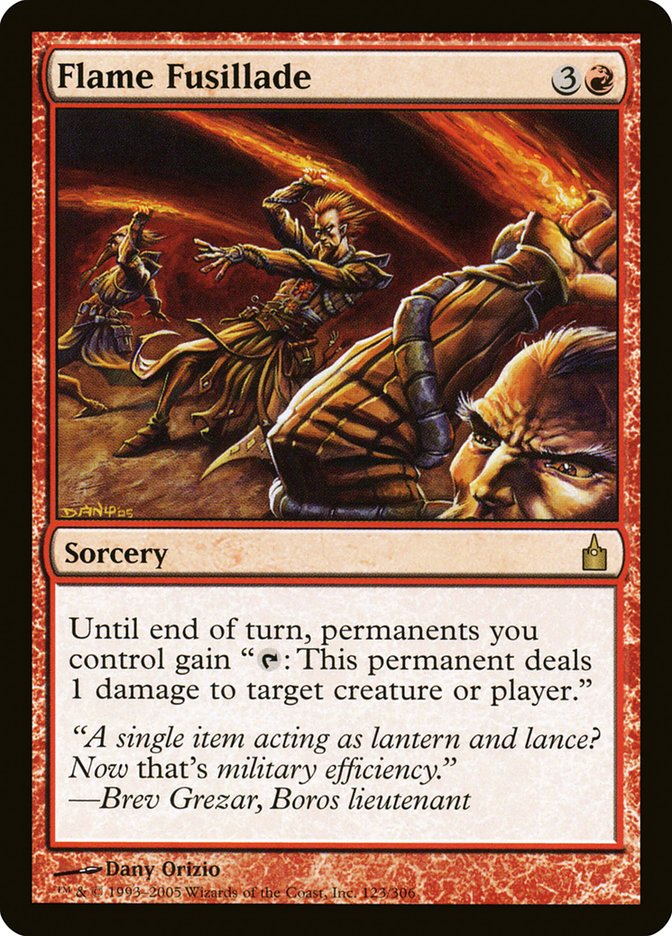Flame Fusillade [Ravnica: City of Guilds] | Gamer Loot