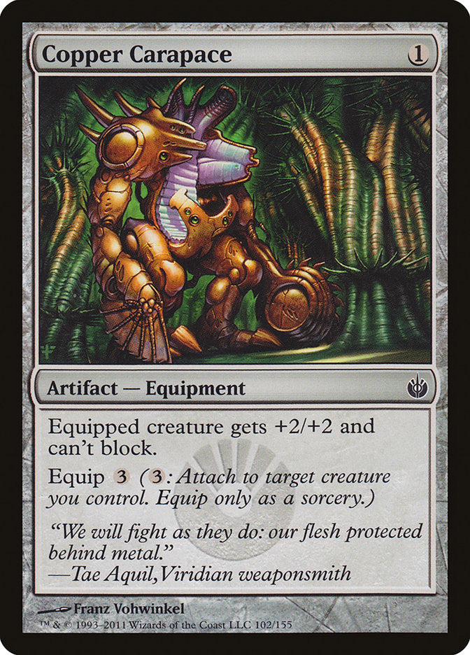 Copper Carapace [Mirrodin Besieged] | Gamer Loot