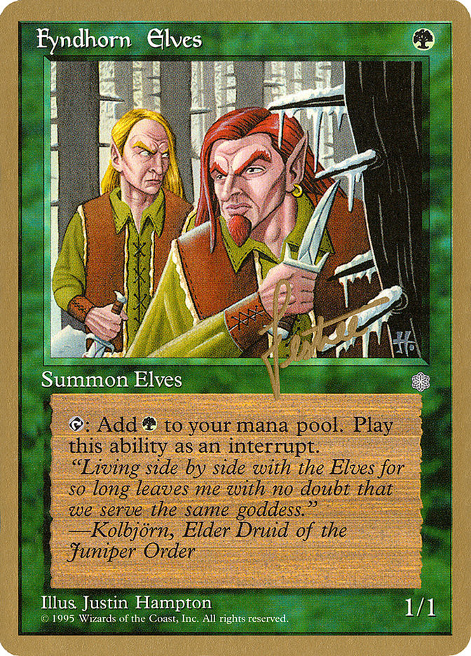 Fyndhorn Elves (Bertrand Lestree) [Pro Tour Collector Set] | Gamer Loot