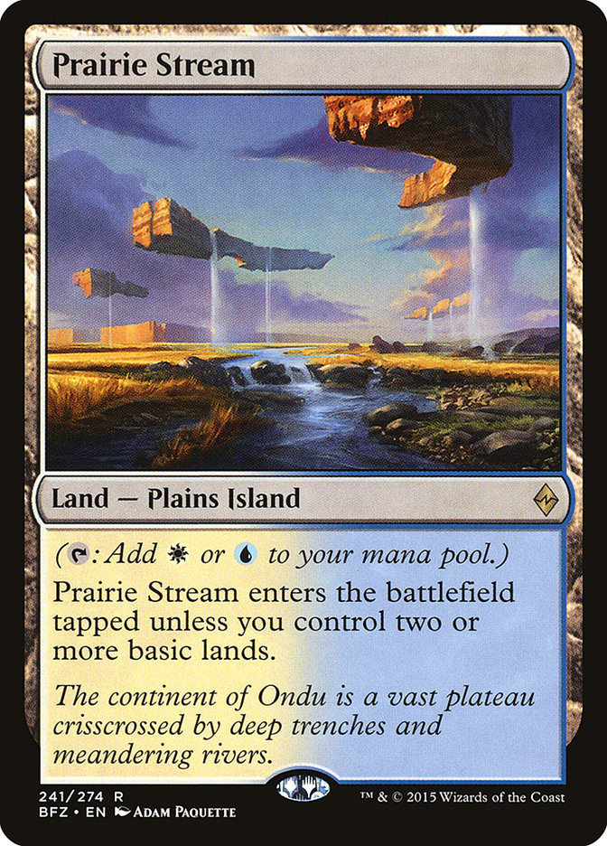 Prairie Stream [Battle for Zendikar] | Gamer Loot