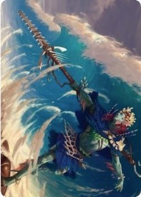 Tazeem Roilmage Art Card [Zendikar Rising Art Series] | Gamer Loot