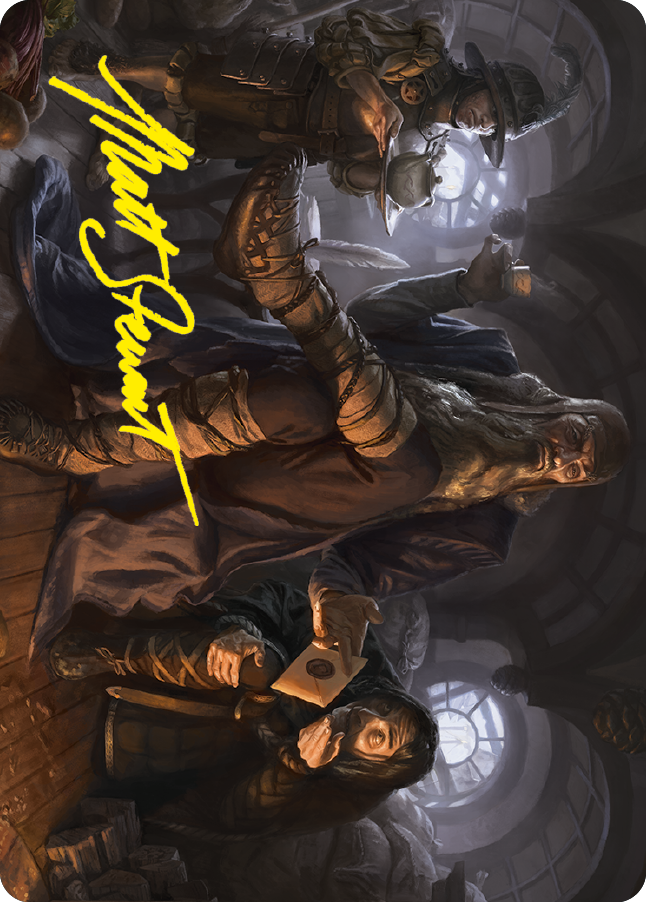 Sharkey, Tyrant of the Shire Art Card (Gold-Stamped Signature) [The Lord of the Rings: Tales of Middle-earth Art Series] | Gamer Loot