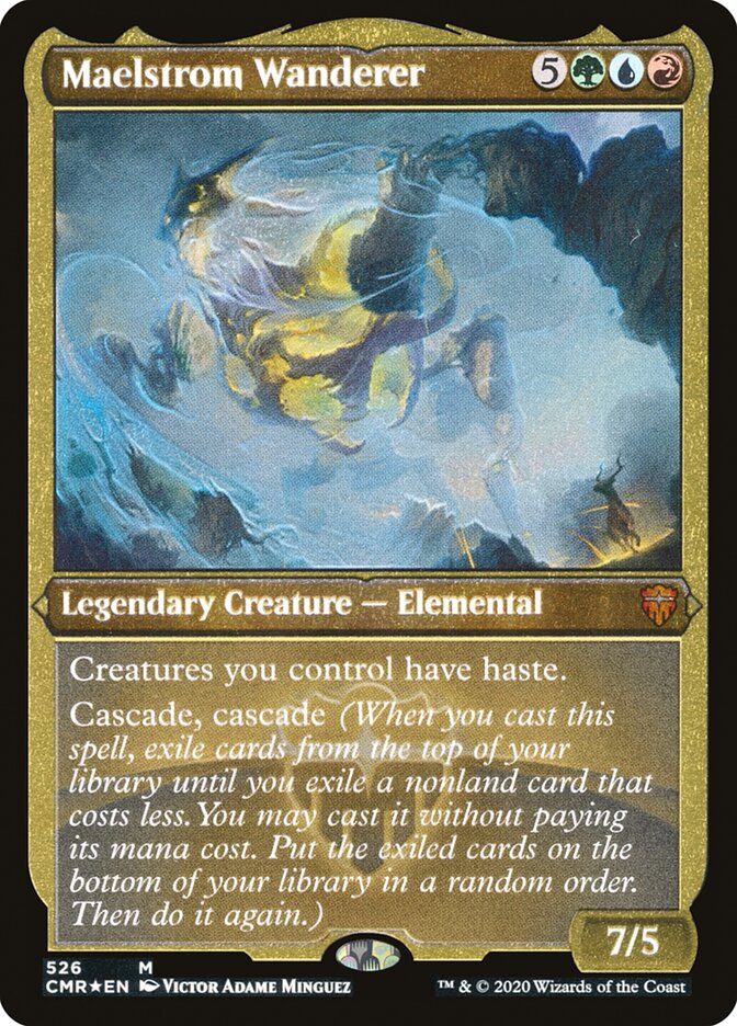 Maelstrom Wanderer (Etched) [Commander Legends] | Gamer Loot