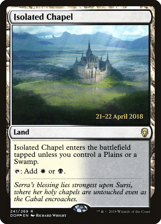 Isolated Chapel  [Dominaria Prerelease Promos] | Gamer Loot