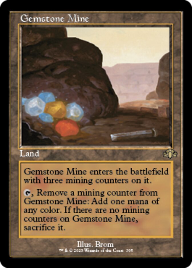 Gemstone Mine (Retro) [Dominaria Remastered] | Gamer Loot