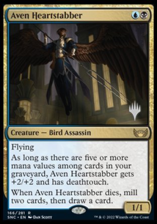 Aven Heartstabber (Promo Pack) [Streets of New Capenna Promos] | Gamer Loot