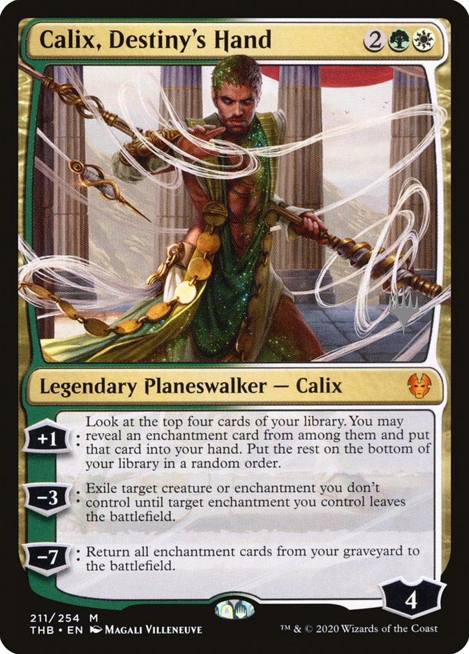 Calix, Destiny's Hand (Promo Pack) [Theros Beyond Death Promos] | Gamer Loot