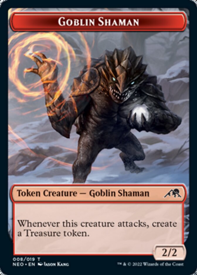 Goblin Shaman Token [Kamigawa: Neon Dynasty Tokens] | Gamer Loot