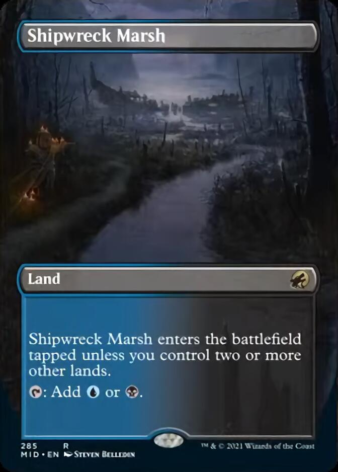 Shipwreck Marsh (Borderless) [Innistrad: Midnight Hunt] | Gamer Loot