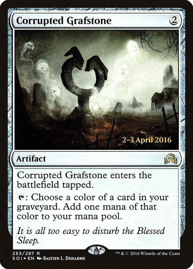 Corrupted Grafstone [Shadows over Innistrad Prerelease Promos] | Gamer Loot