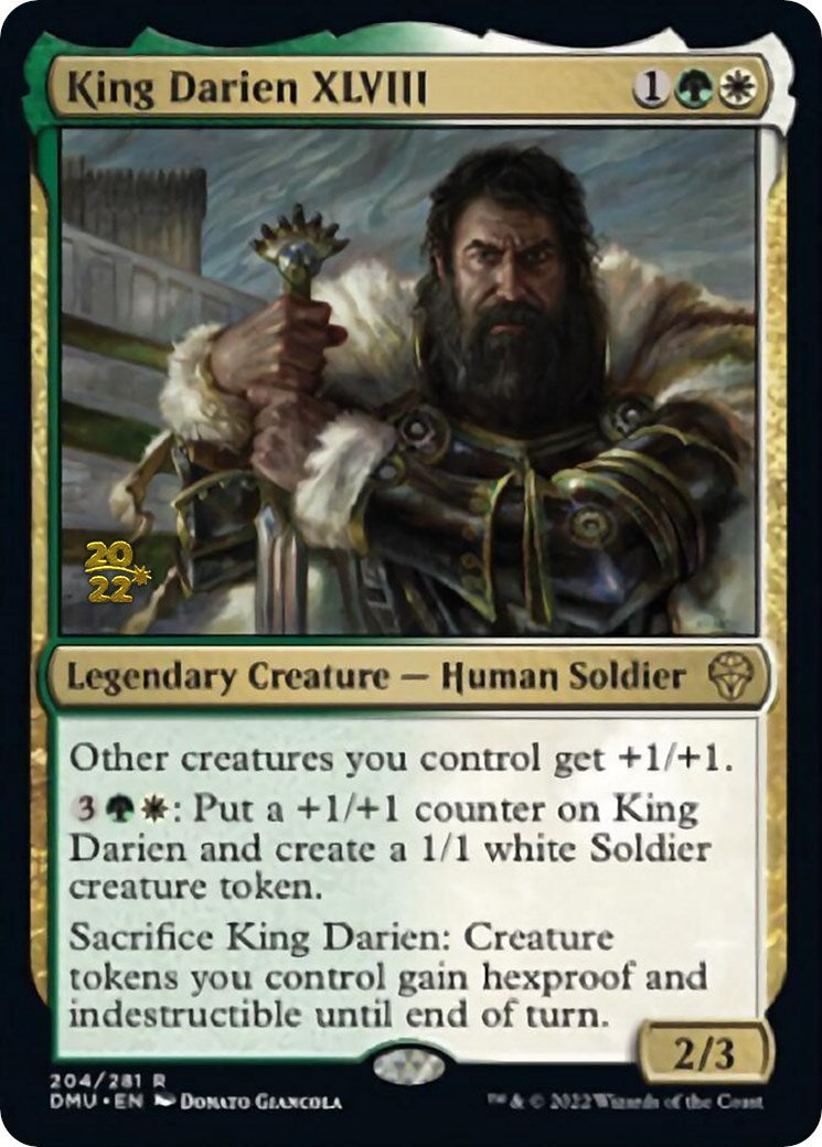 King Darien XLVIII [Dominaria United Prerelease Promos] | Gamer Loot