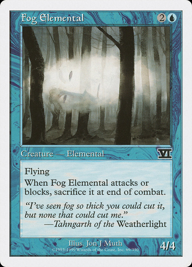 Fog Elemental [Classic Sixth Edition] | Gamer Loot