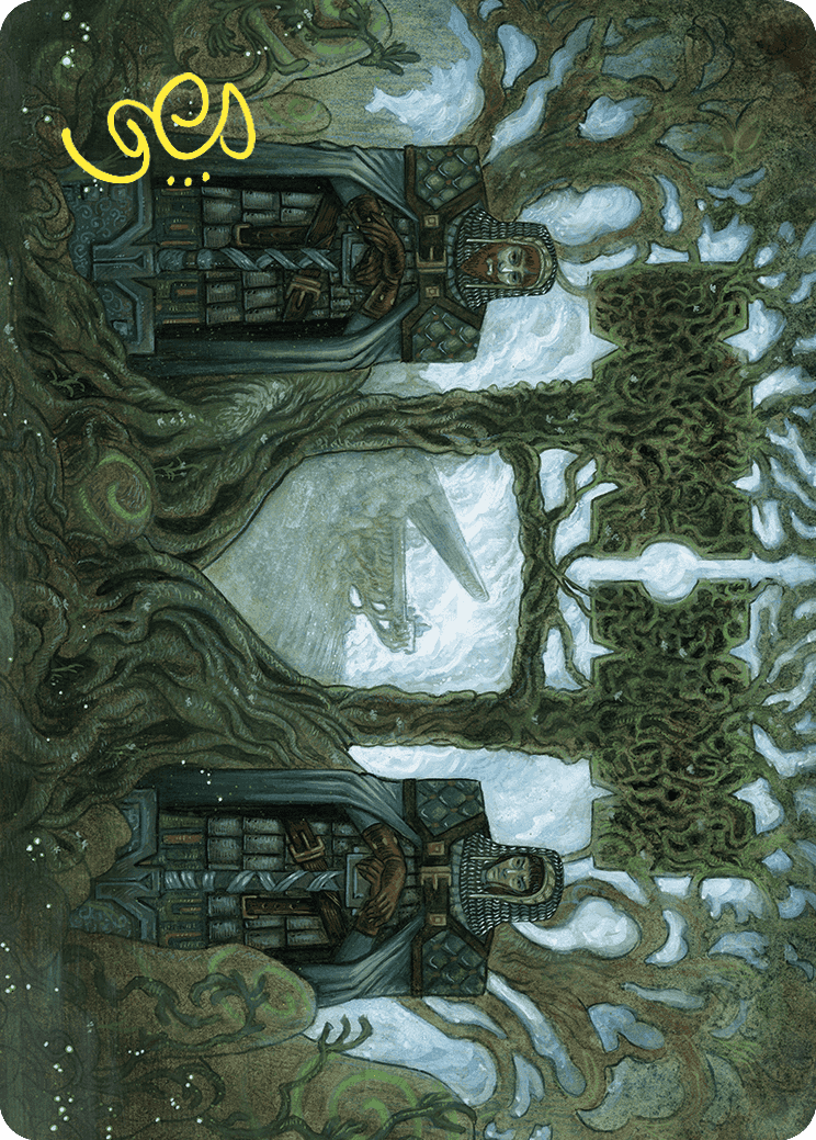 Court of Garenbrig Art Card (Gold-Stamped Signature) [Wilds of Eldraine Art Series] | Gamer Loot