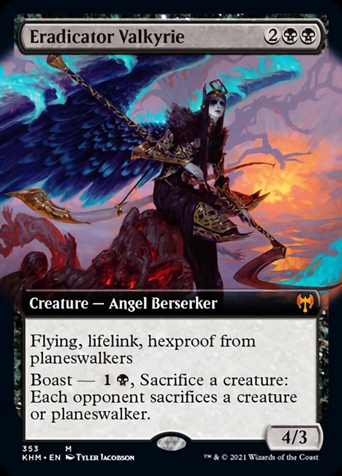 Eradicator Valkyrie (Extended Art) [Kaldheim] | Gamer Loot