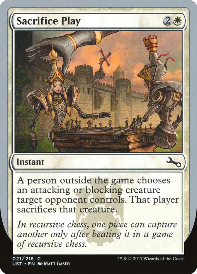 Sacrifice Play [Unstable] | Gamer Loot