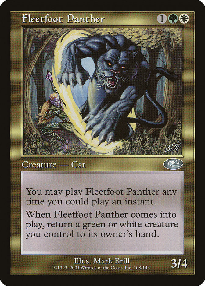 Fleetfoot Panther [Planeshift] | Gamer Loot