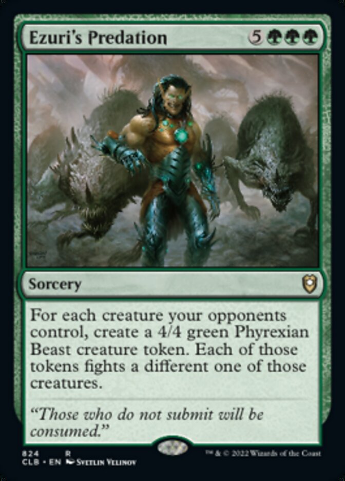 Ezuri's Predation [Commander Legends: Battle for Baldur's Gate] | Gamer Loot