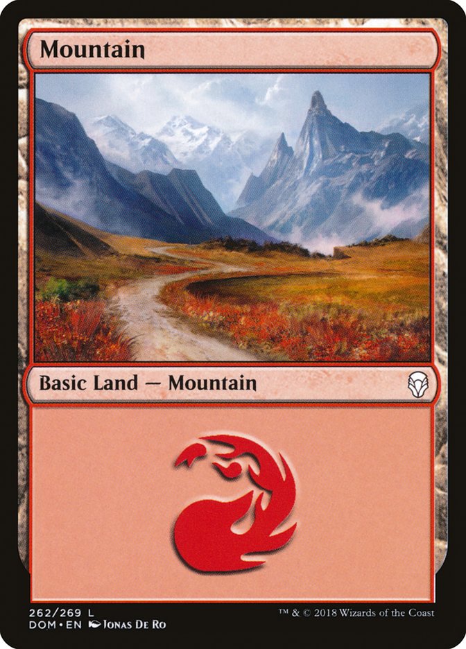 Mountain (262) [Dominaria] | Gamer Loot