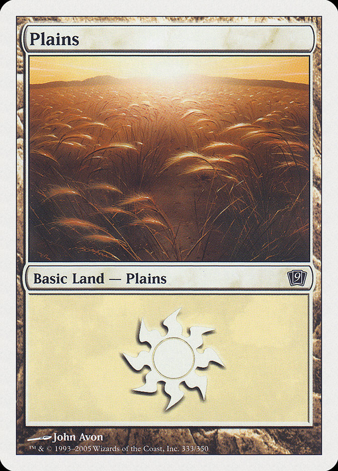 Plains (333) [Ninth Edition] | Gamer Loot