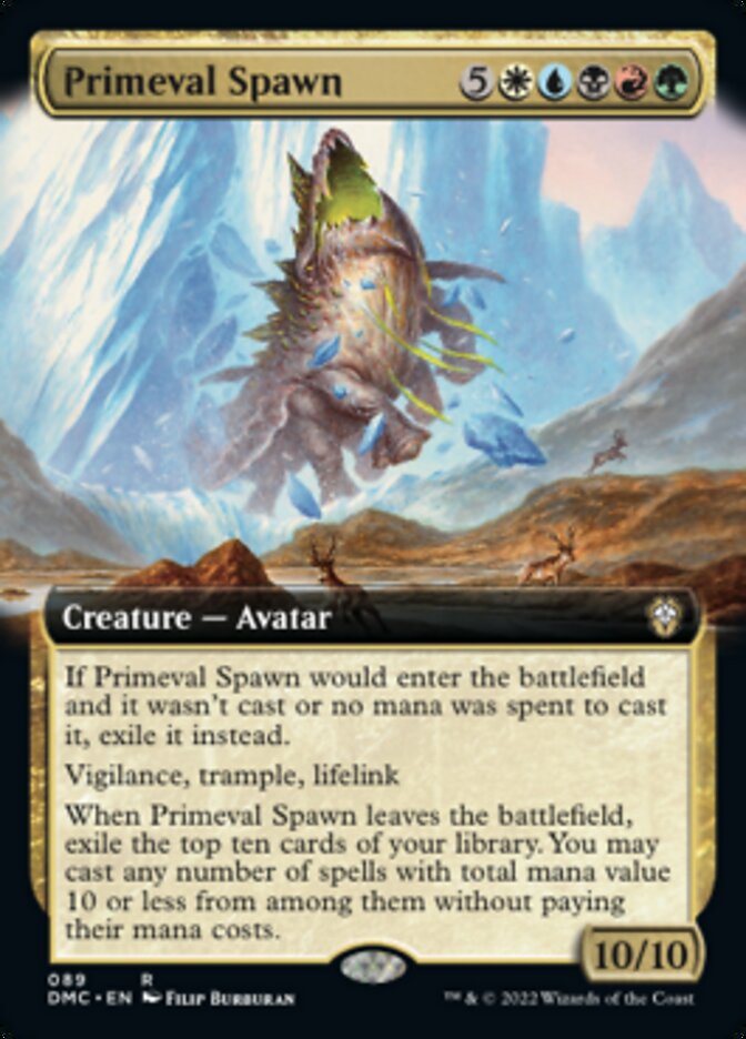 Primeval Spawn (Extended Art) [Dominaria United Commander] | Gamer Loot