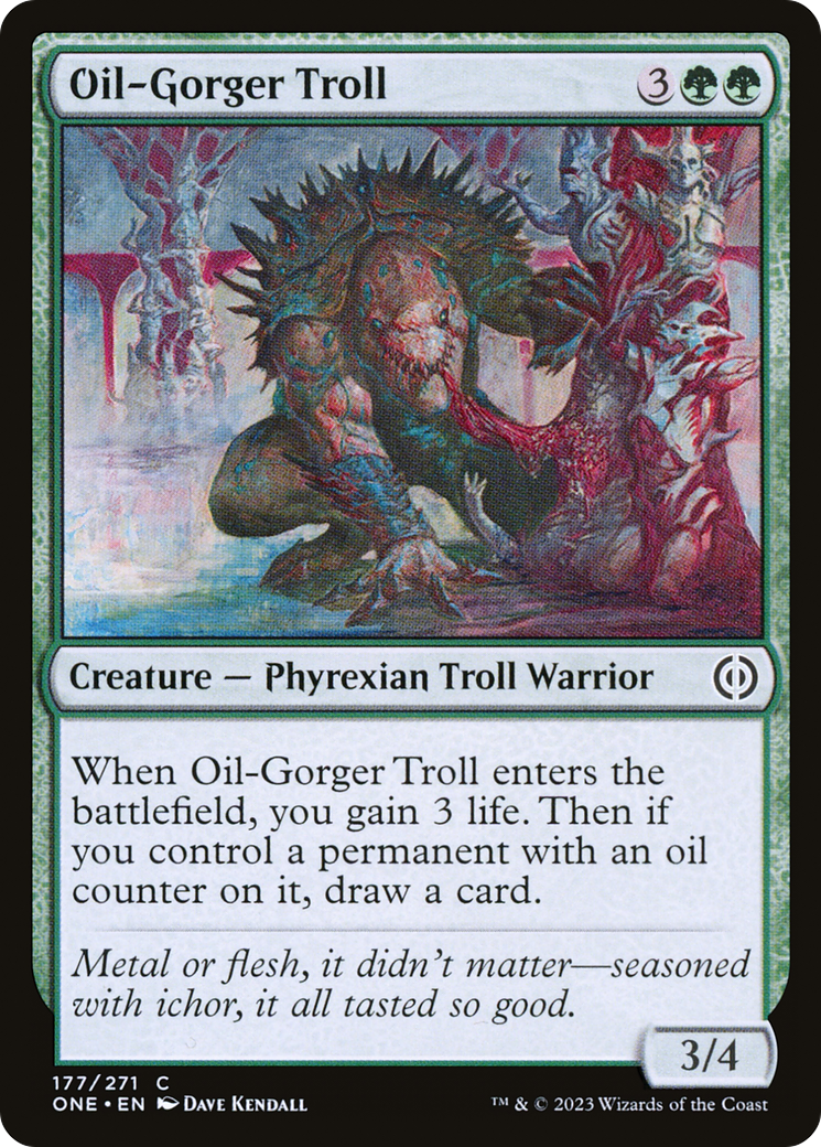 Oil-Gorger Troll [Phyrexia: All Will Be One] | Gamer Loot