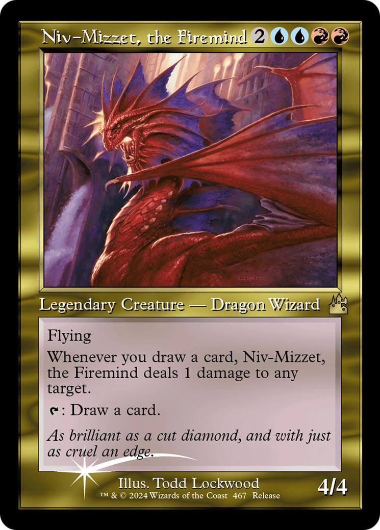 Niv-Mizzet, the Firemind (Retro Frame) [Ravnica Remastered] | Gamer Loot