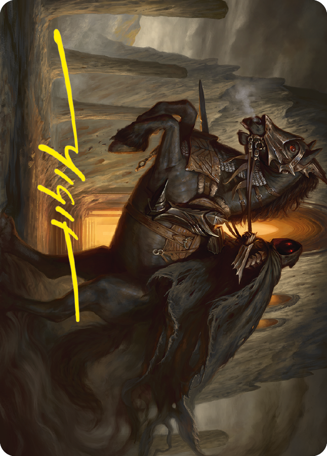 Nazgul Art Card (Gold-Stamped Signature) [The Lord of the Rings: Tales of Middle-earth Art Series] | Gamer Loot