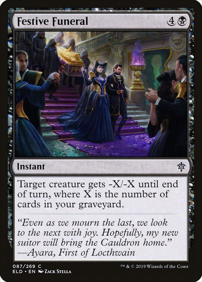 Festive Funeral [Throne of Eldraine] | Gamer Loot