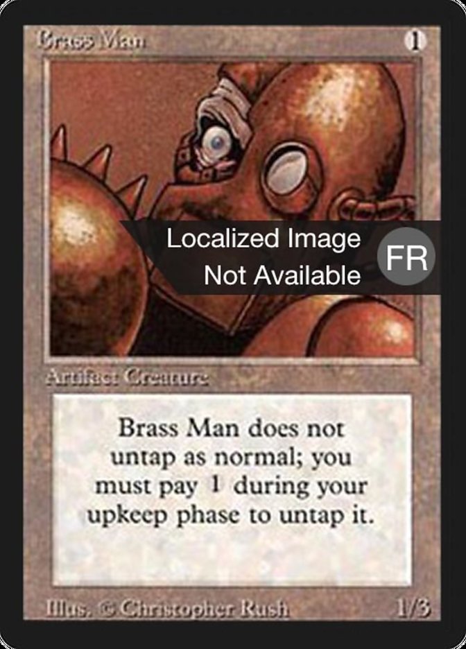 Brass Man [Foreign Black Border] | Gamer Loot